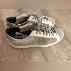 P448 Men's Athletic Shoes in Gray and Cream